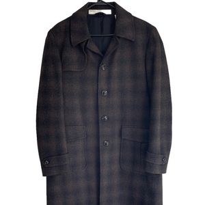 Perry Ellis - Long Tweed Pea Coat / Trench